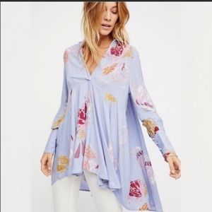 FREE PEOPLE Field of Butterflies Swingy Tunic